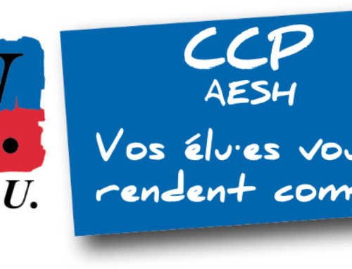 Académie de Poitiers : AESH – CCP du 30 mars 2023